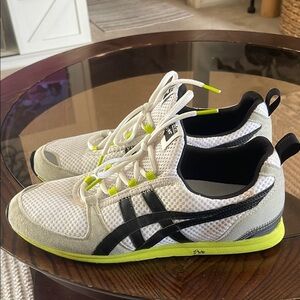 Onitsuka Tiger by Asics White and Black Sneakers